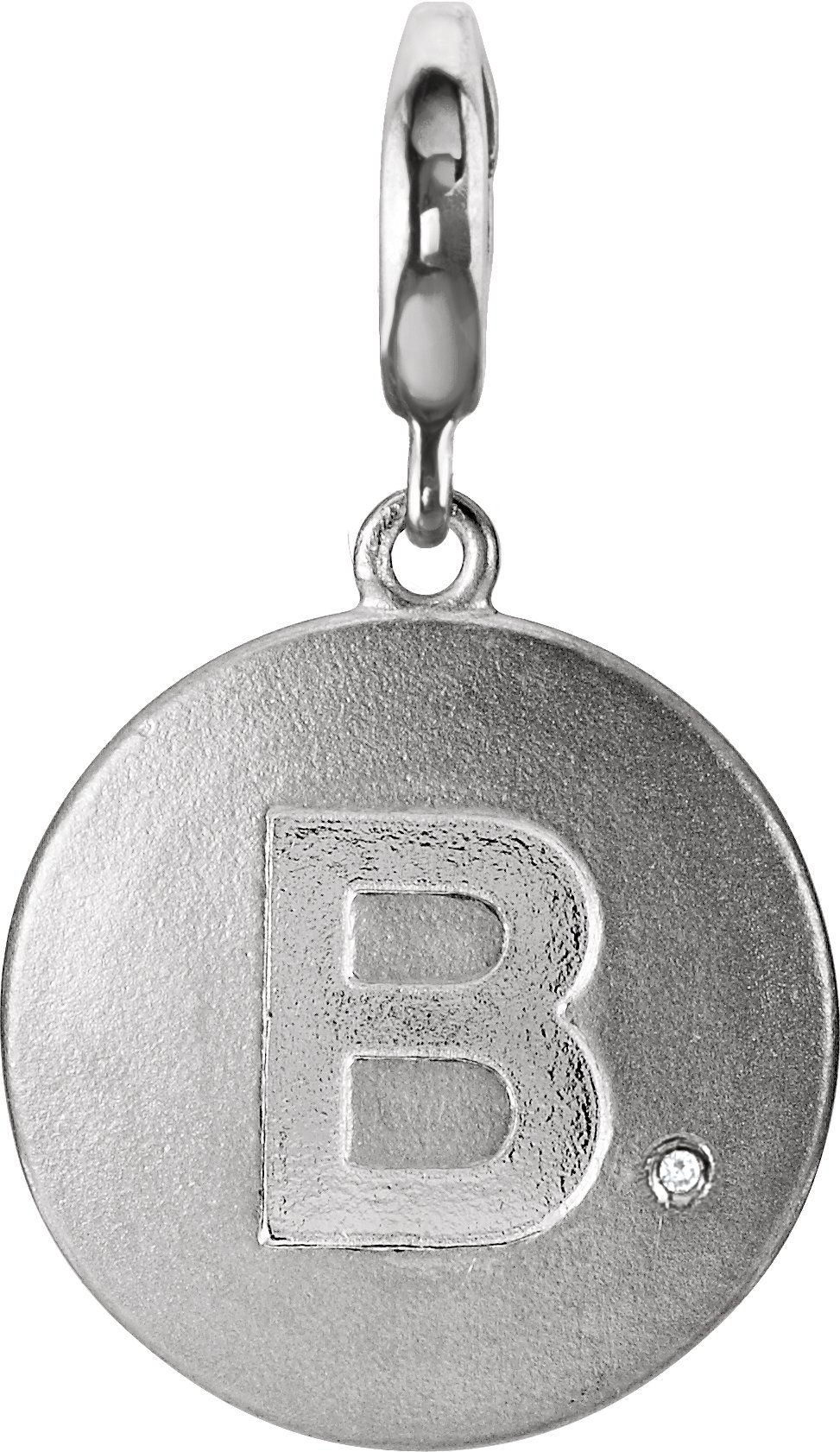 Accented Initial Charm/Pendant