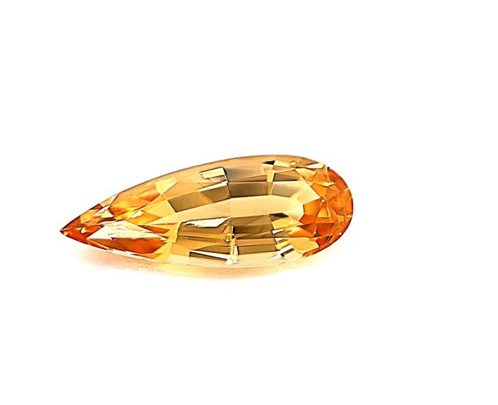 3.71 Carat Pear Cut Diamond