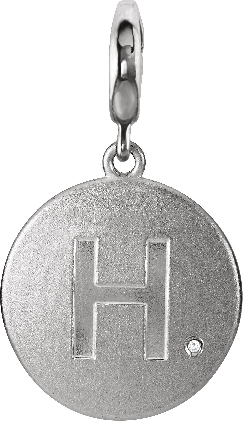 Accented Initial Charm/Pendant
