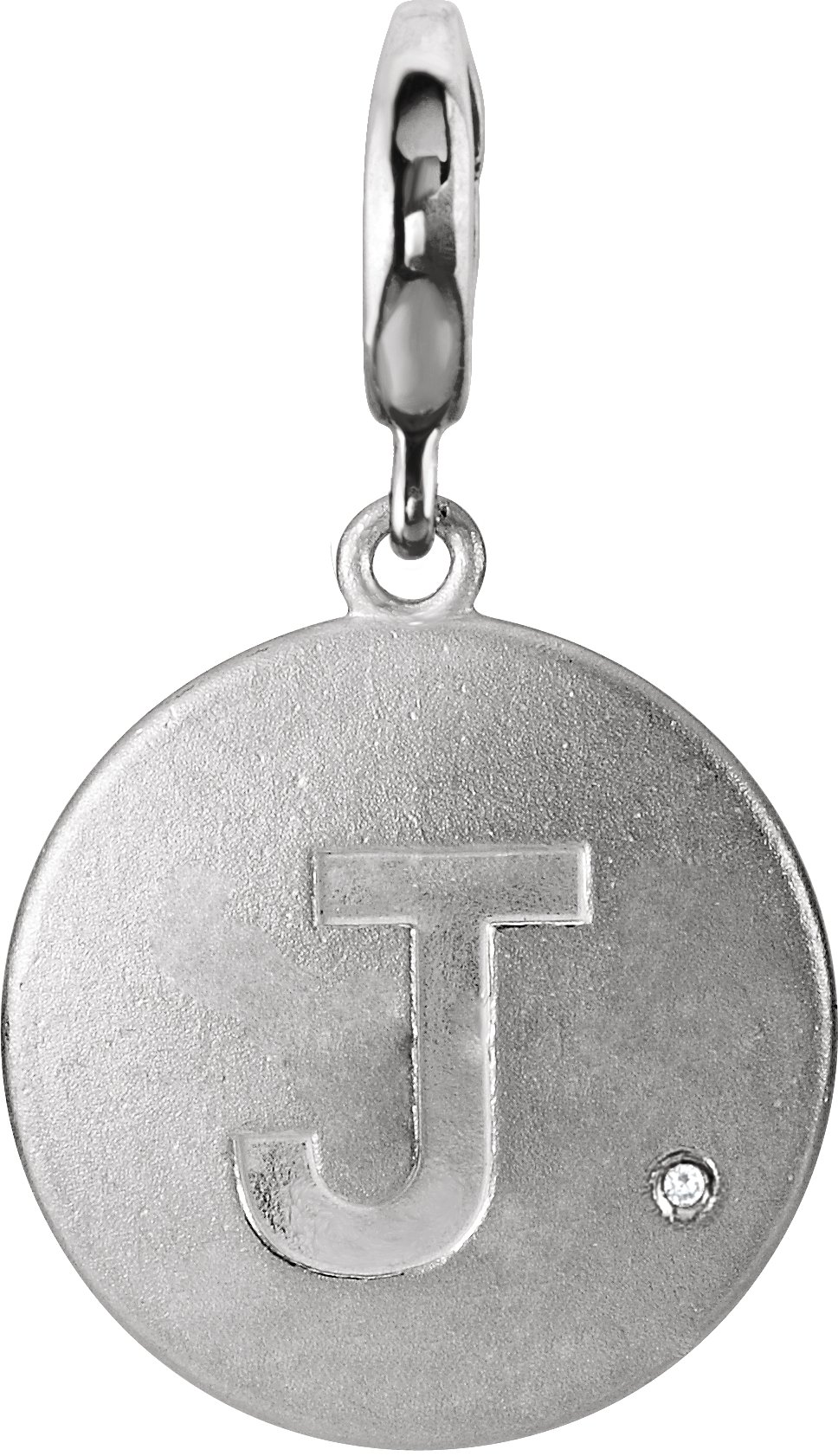Accented Initial Charm/Pendant