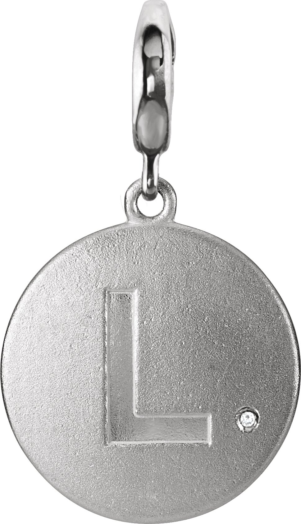 Accented Initial Charm/Pendant