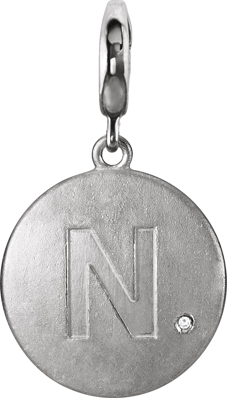 Accented Initial Charm/Pendant