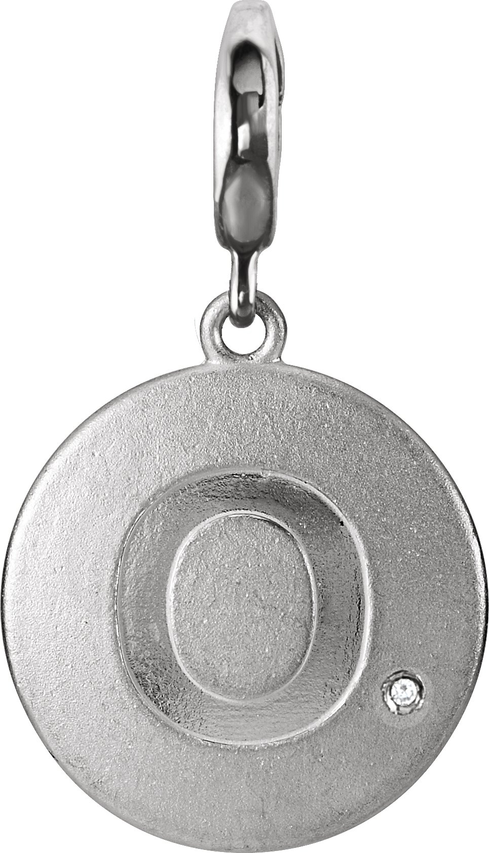 Accented Initial Charm/Pendant