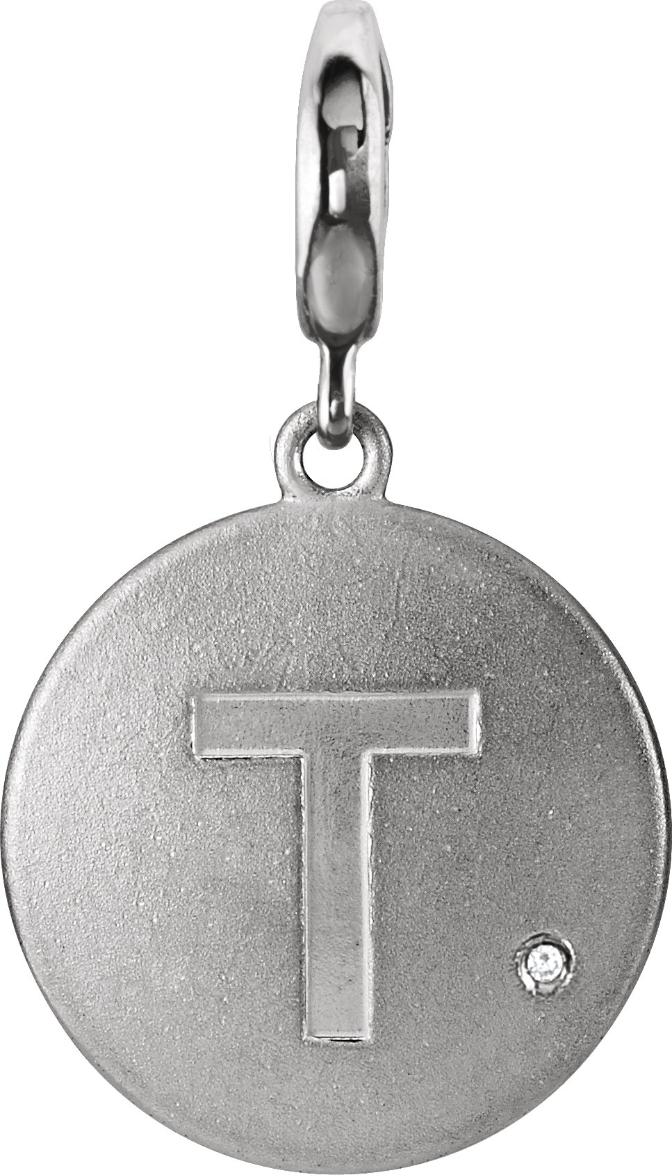 Accented Initial Charm/Pendant