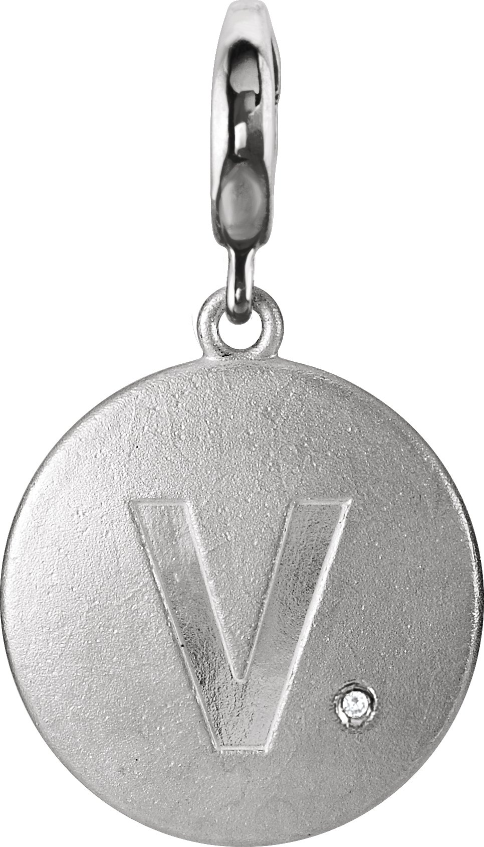 Accented Initial Charm/Pendant