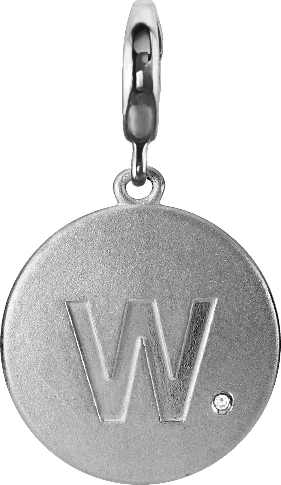 Accented Initial Charm/Pendant