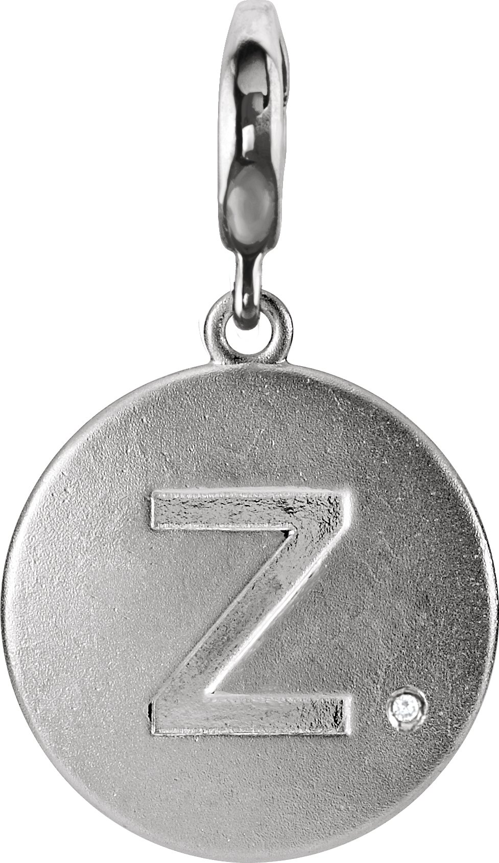 Accented Initial Charm/Pendant