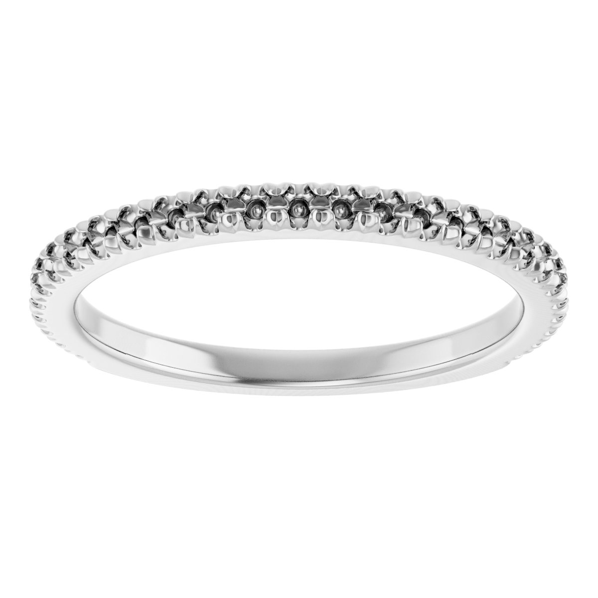 Band Mounting for 8x6 mm Oval Ring view 3