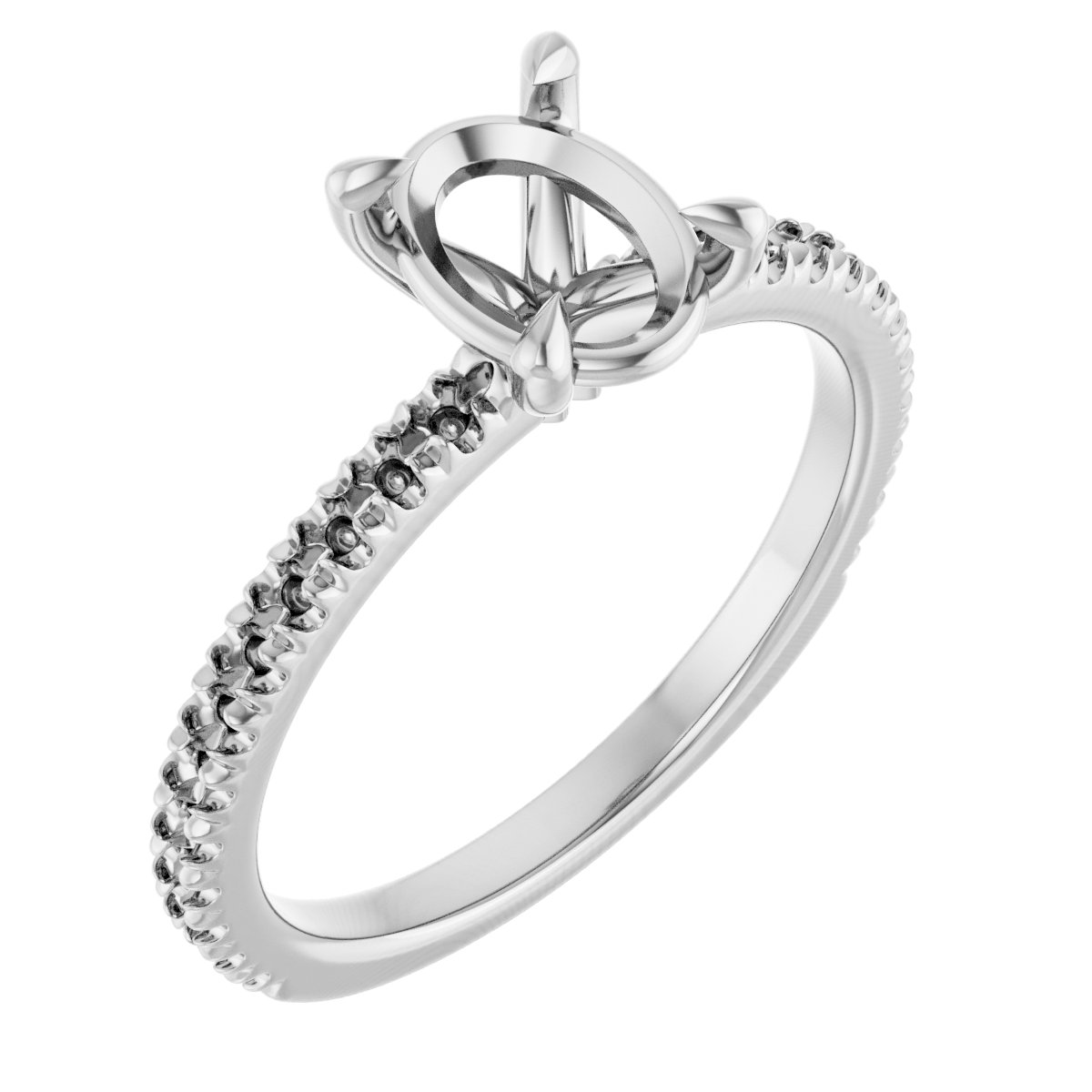 Claw-Prong Engagement Ring