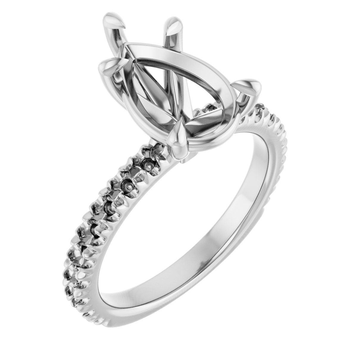 Claw-Prong Engagement Ring
