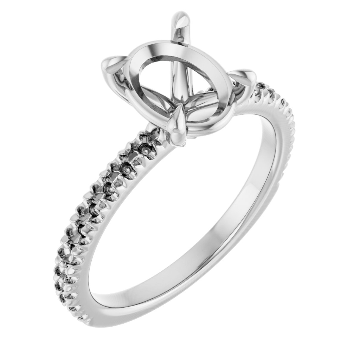Claw-Prong Engagement Ring