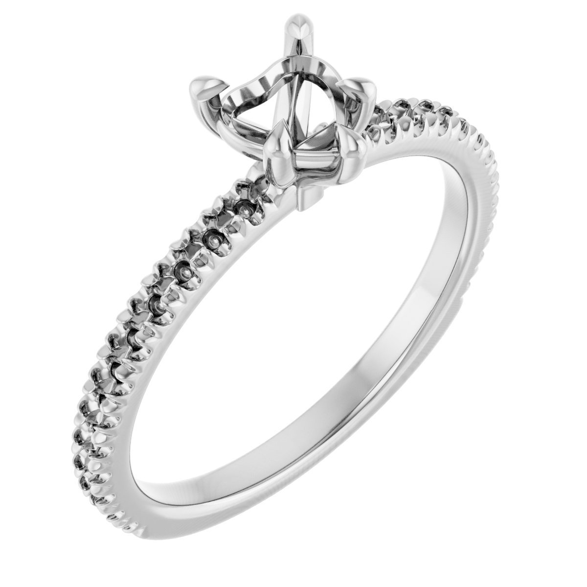 Claw-Prong Engagement Ring