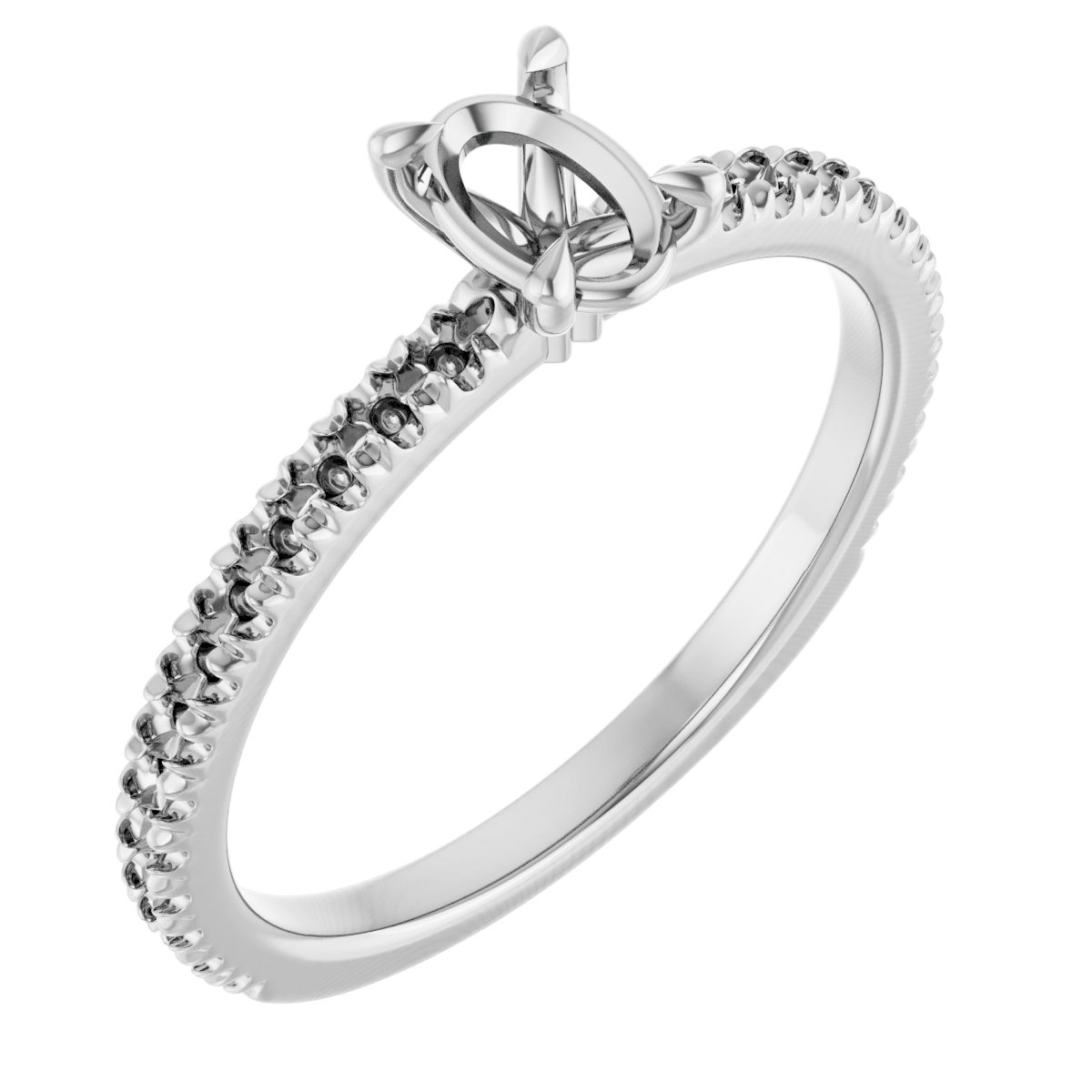 Claw-Prong Engagement Ring