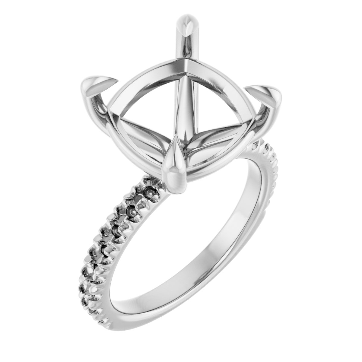 Claw-Prong Engagement Ring