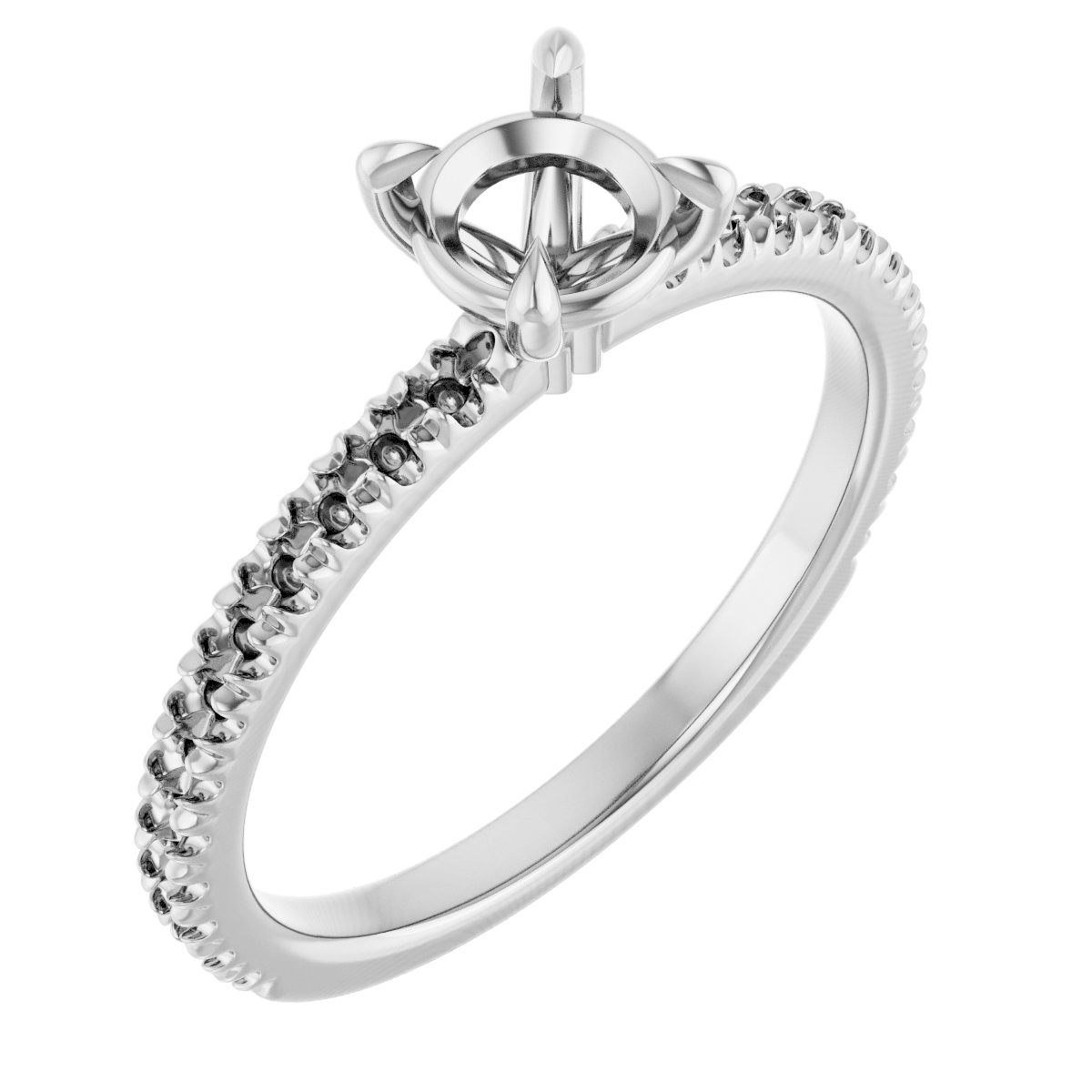 Claw-Prong Engagement Ring
