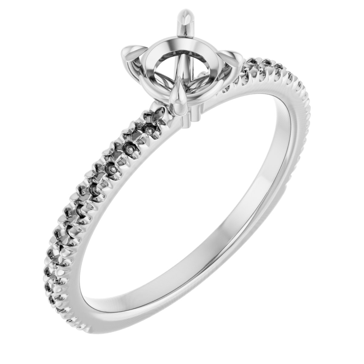 Claw-Prong Engagement Ring