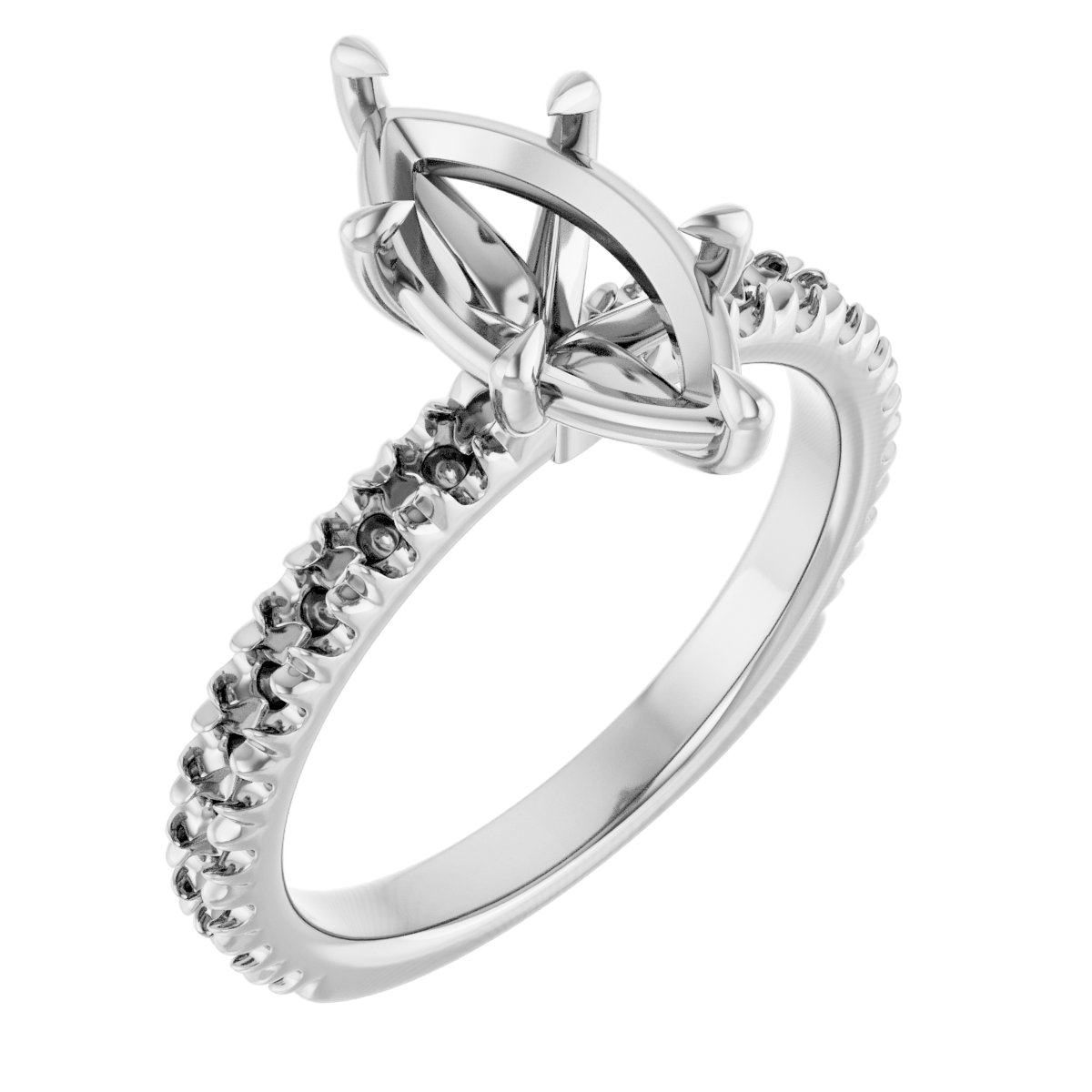Claw-Prong Engagement Ring