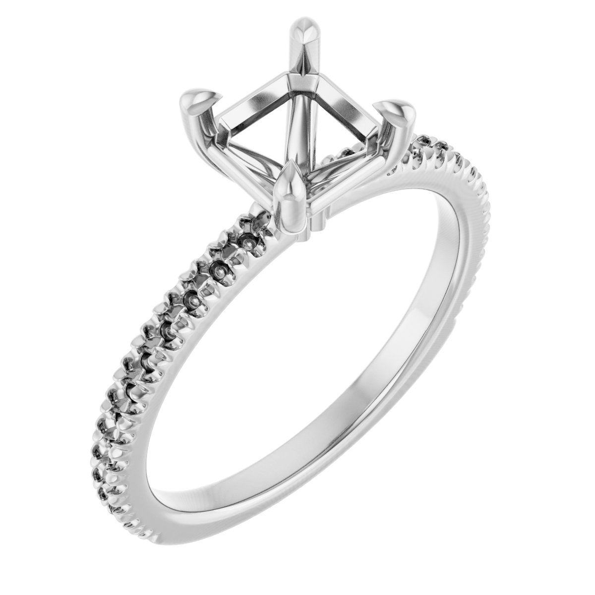 Claw-Prong Engagement Ring