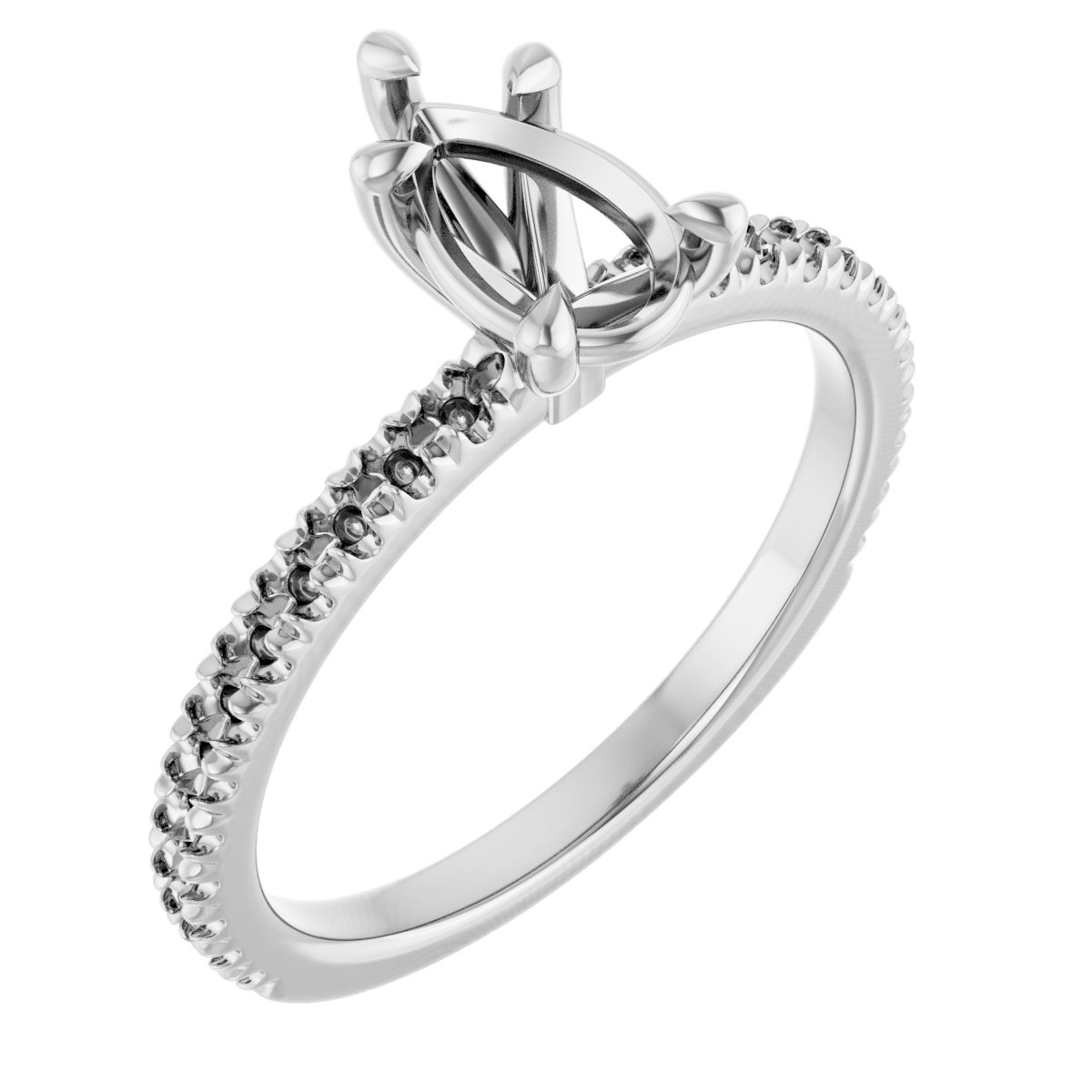 Claw-Prong Engagement Ring