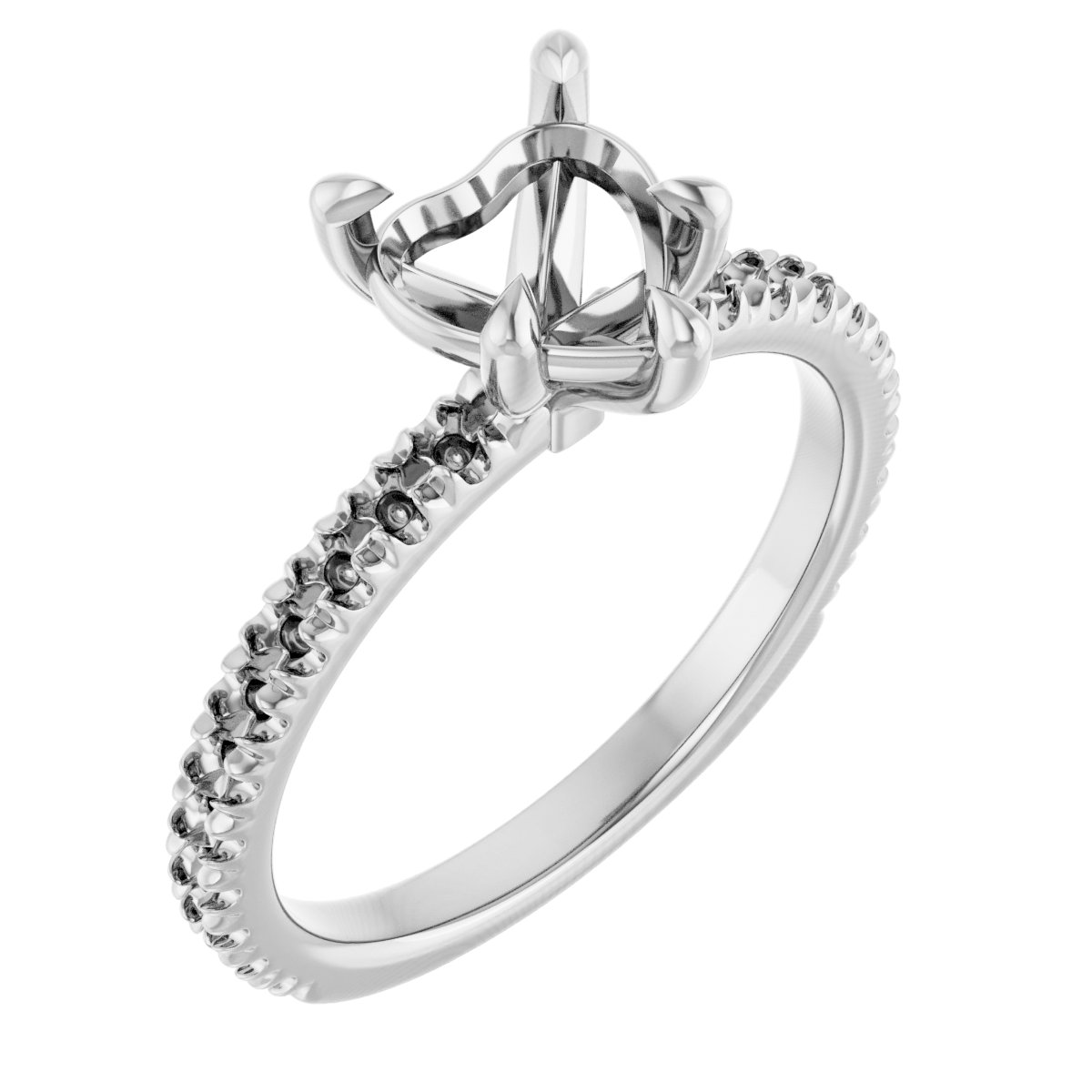 Claw-Prong Engagement Ring