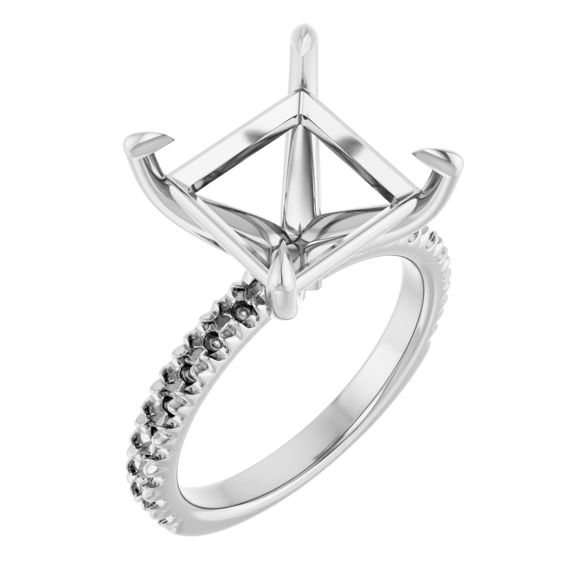 Claw-Prong Engagement Ring