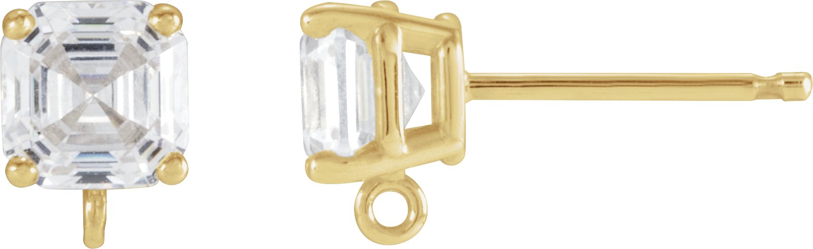 Basket Stud Earring Top