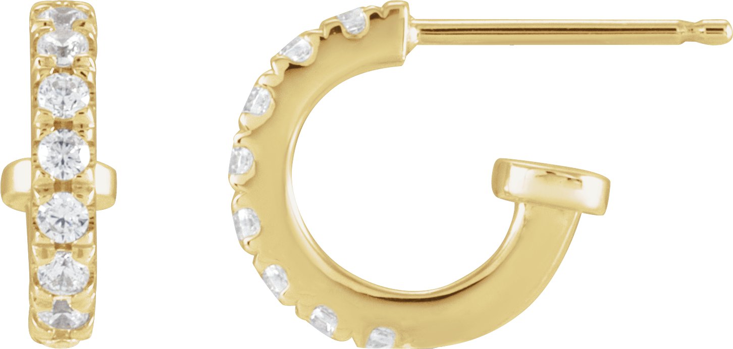 Accented Hoop Earring Top
