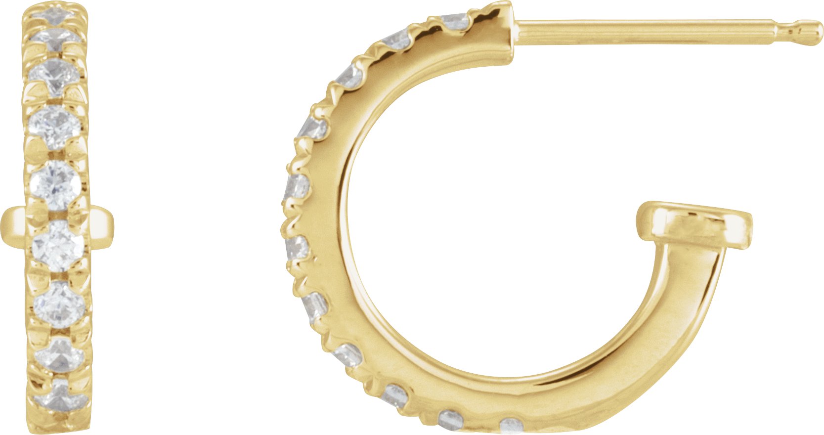 Accented Hoop Earring Top