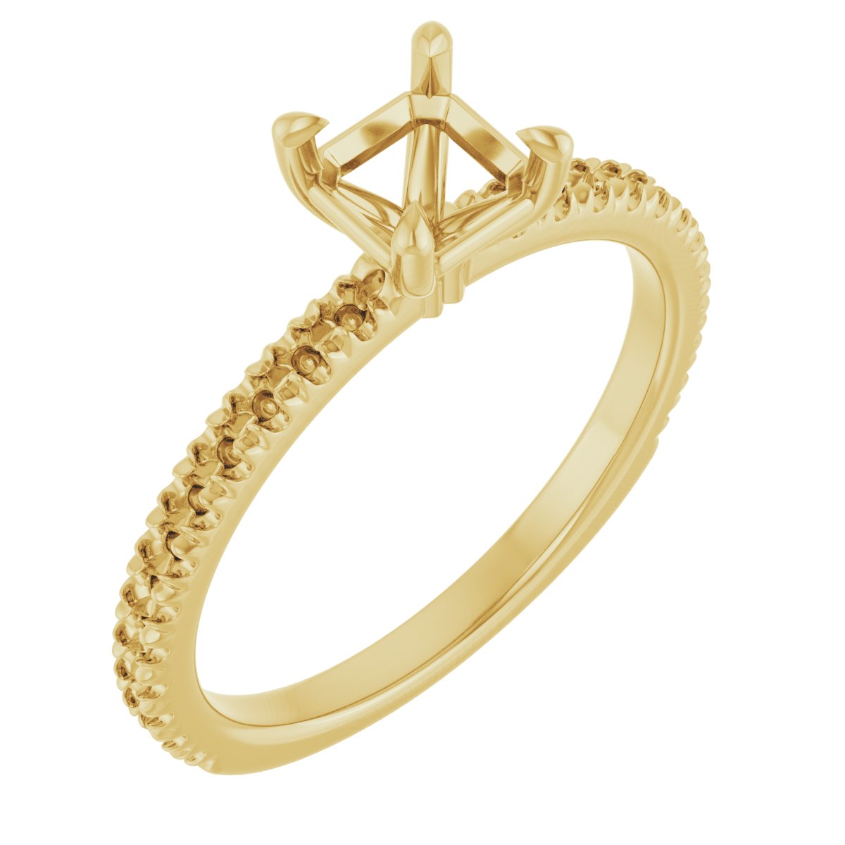 Claw-Prong Engagement Ring