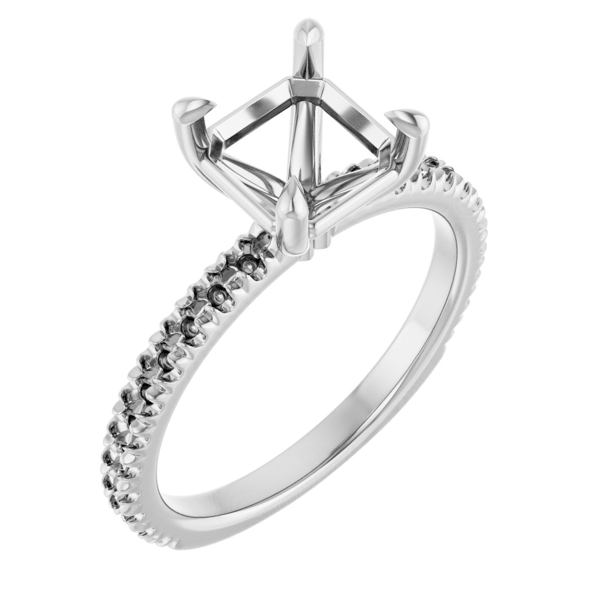 Claw-Prong Engagement Ring