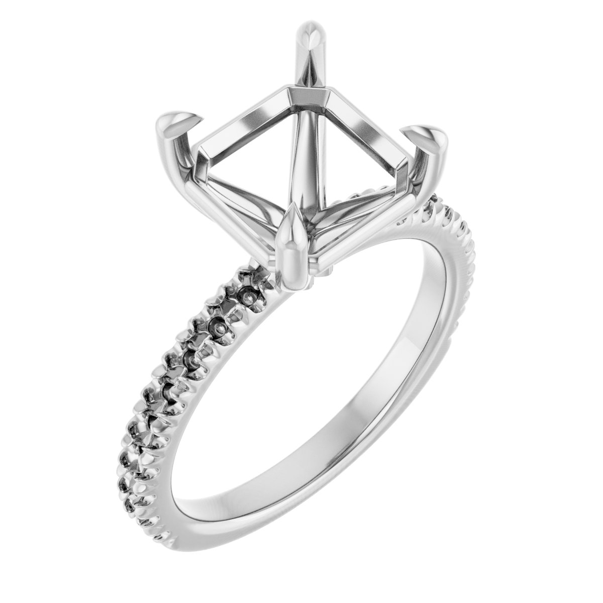 Claw-Prong Engagement Ring