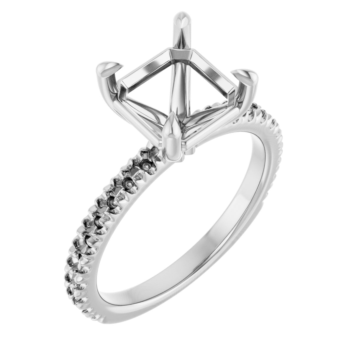 Claw-Prong Engagement Ring