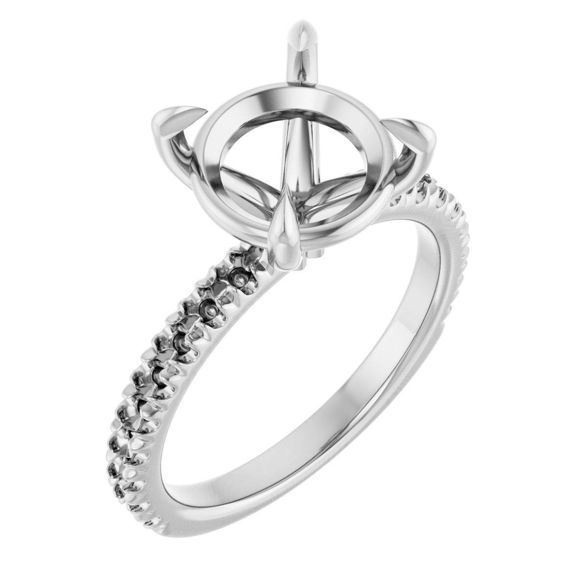 Claw-Prong Engagement Ring