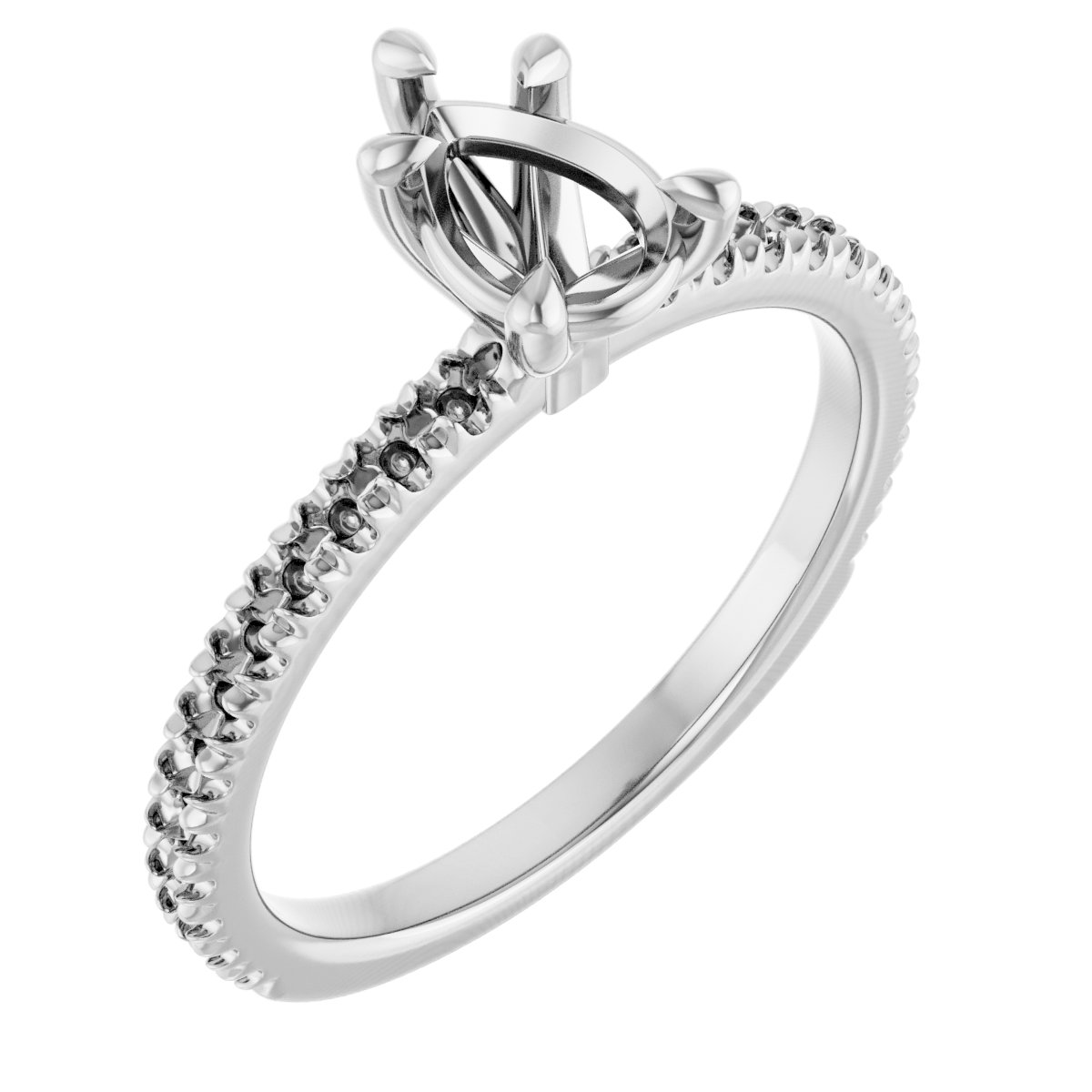 Claw-Prong Engagement Ring