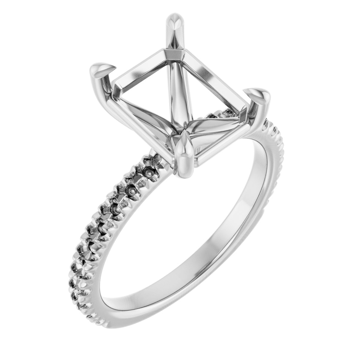 Claw-Prong Engagement Ring