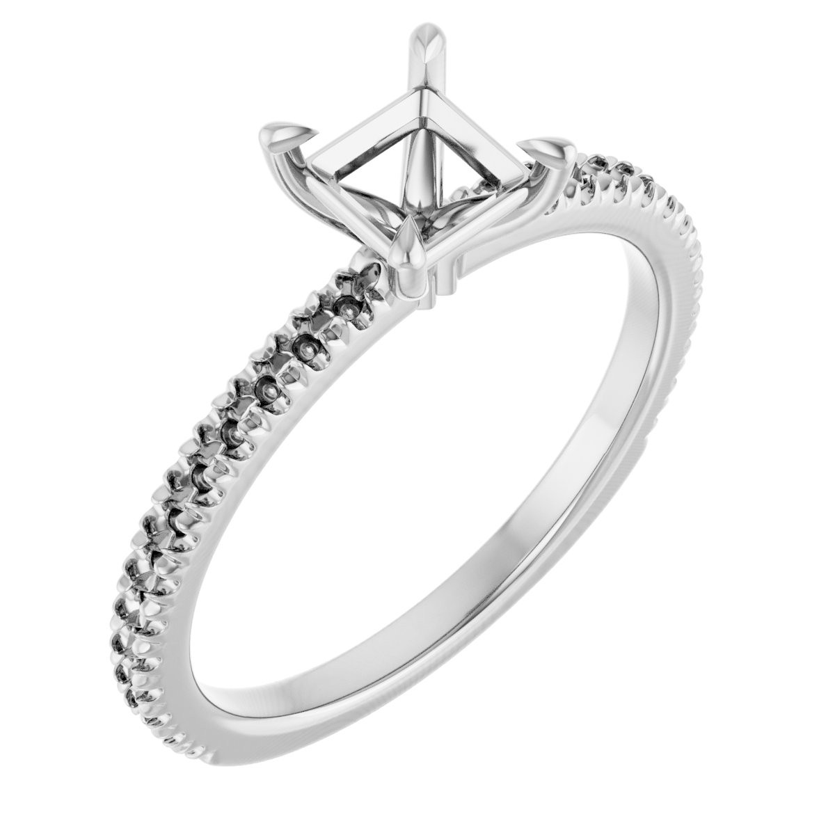 Claw-Prong Engagement Ring