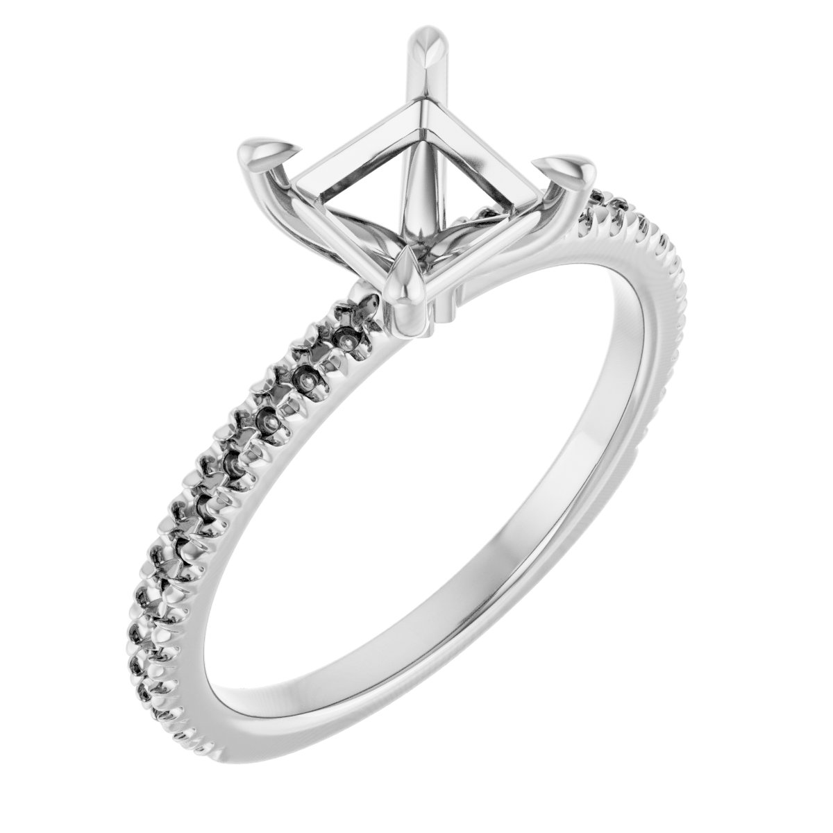 Claw-Prong Engagement Ring