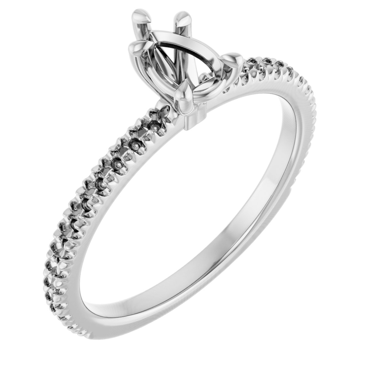 Claw-Prong Engagement Ring