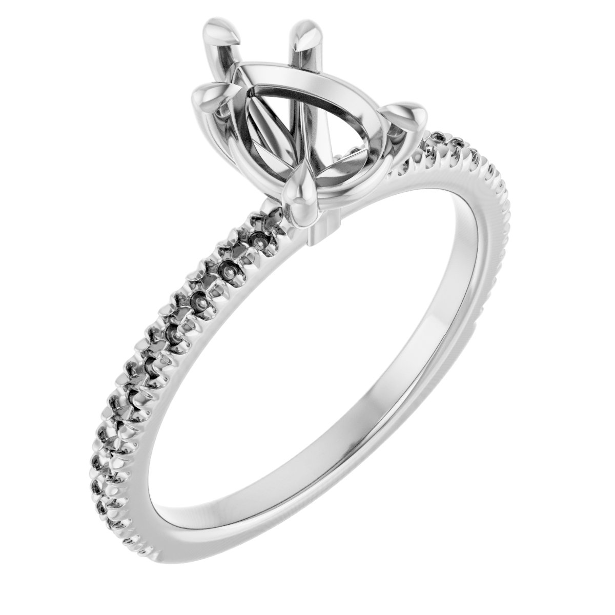 Claw-Prong Engagement Ring