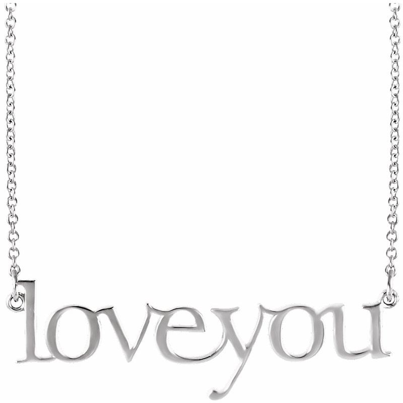 Love You Necklace or Center