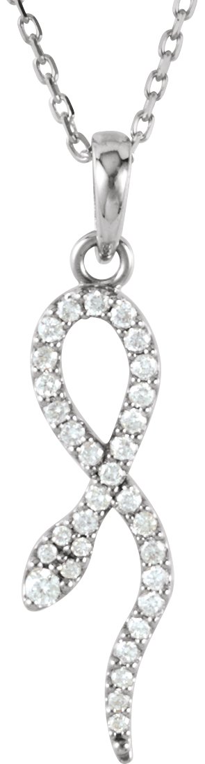 Petite Snake Necklace or Pendant