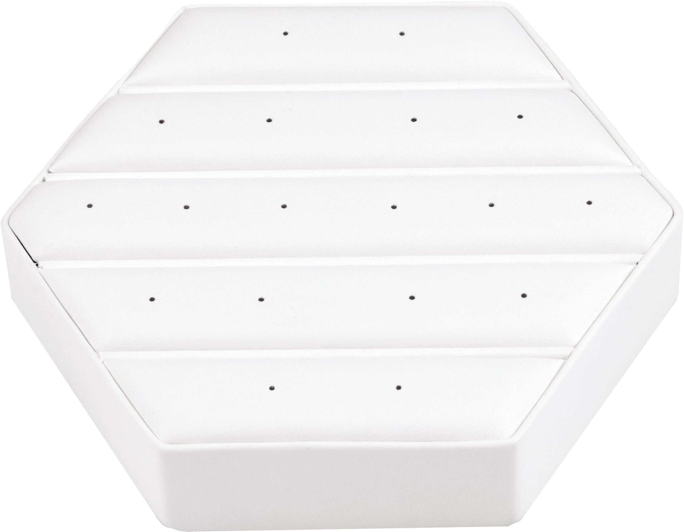 Hexagon Ring, Earring, or Necklace Tray Display with Kickstand