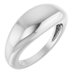 Sterling Silver 14 mm Dome Ring