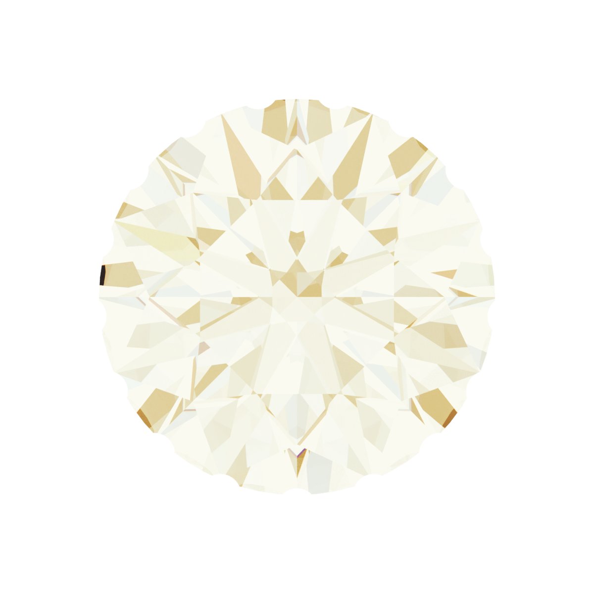 14K Yellow Natural White Sapphire and .125 CT Natural Diamond Halo Style Pendant Ref 21724706