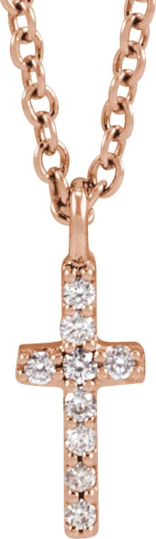 Accented Cross Necklace