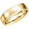 14K Yellow 6 mm Grooved Band with Satin Finish Size 4 Ref 6948069