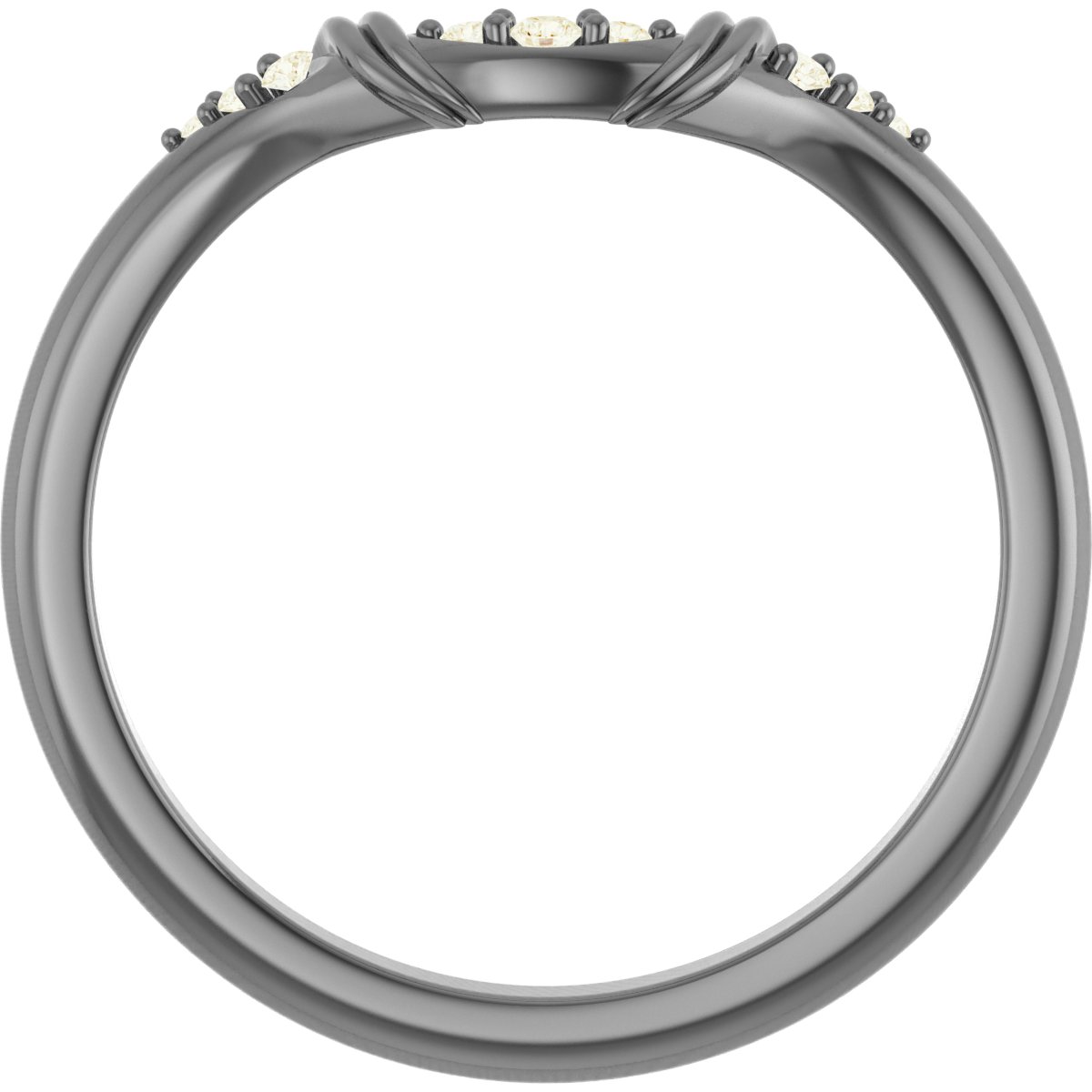Metal Fashion Ring Guard 14KY and 14KW Ref 936597 :: Stuller 4022