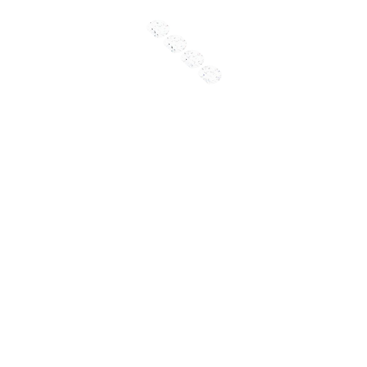 14k White Gold