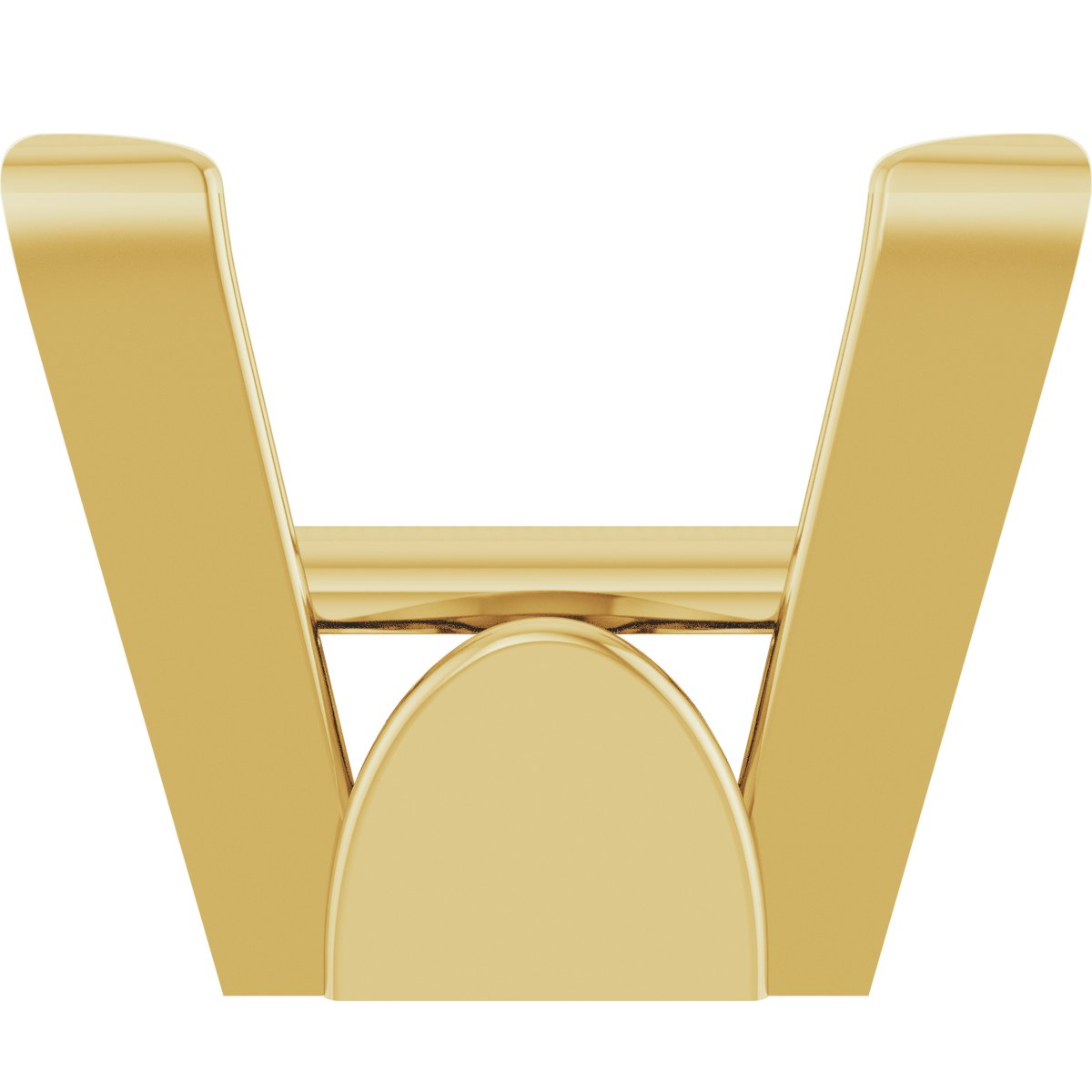 Contoured Base Shank Setting with Solder Pads