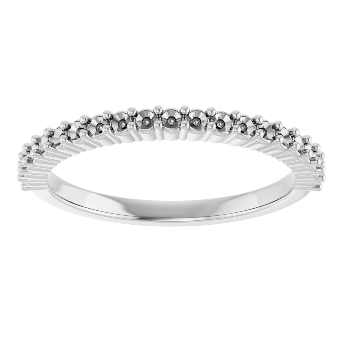 Band Mounting for 7x5 mm Oval Ring view 3
